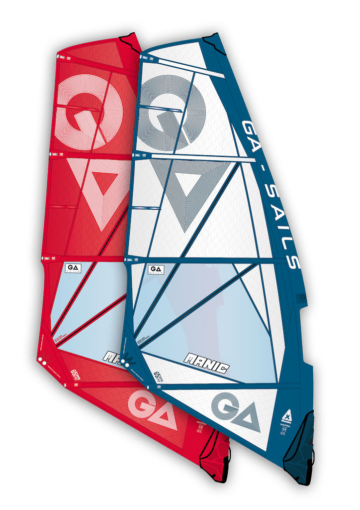 GA Windsurfing 2023 Manic C2 & C4 Sails Windsurf