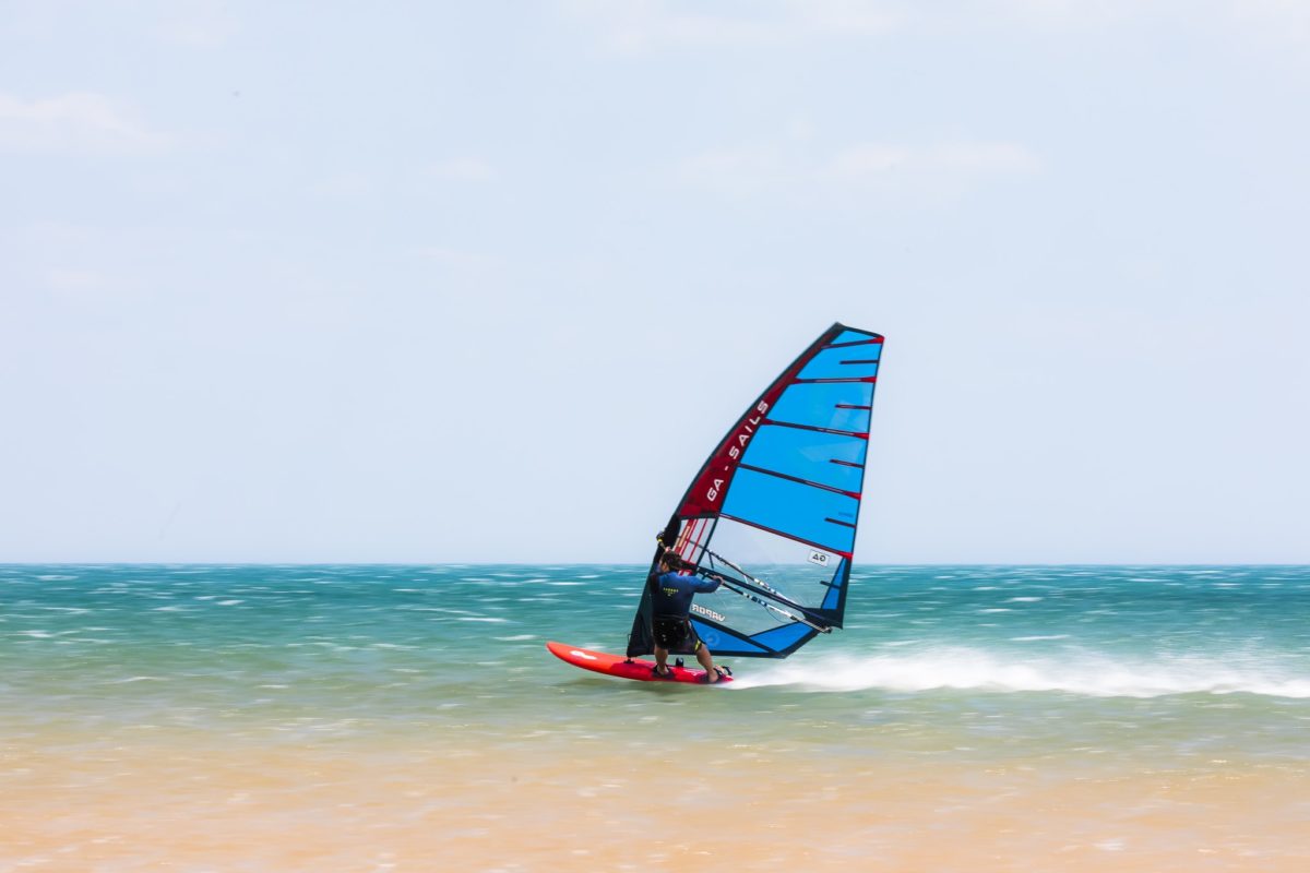 GA Sails Slalom racing, windsurf Vapor sail, windsurfing speed, gaastra 2023