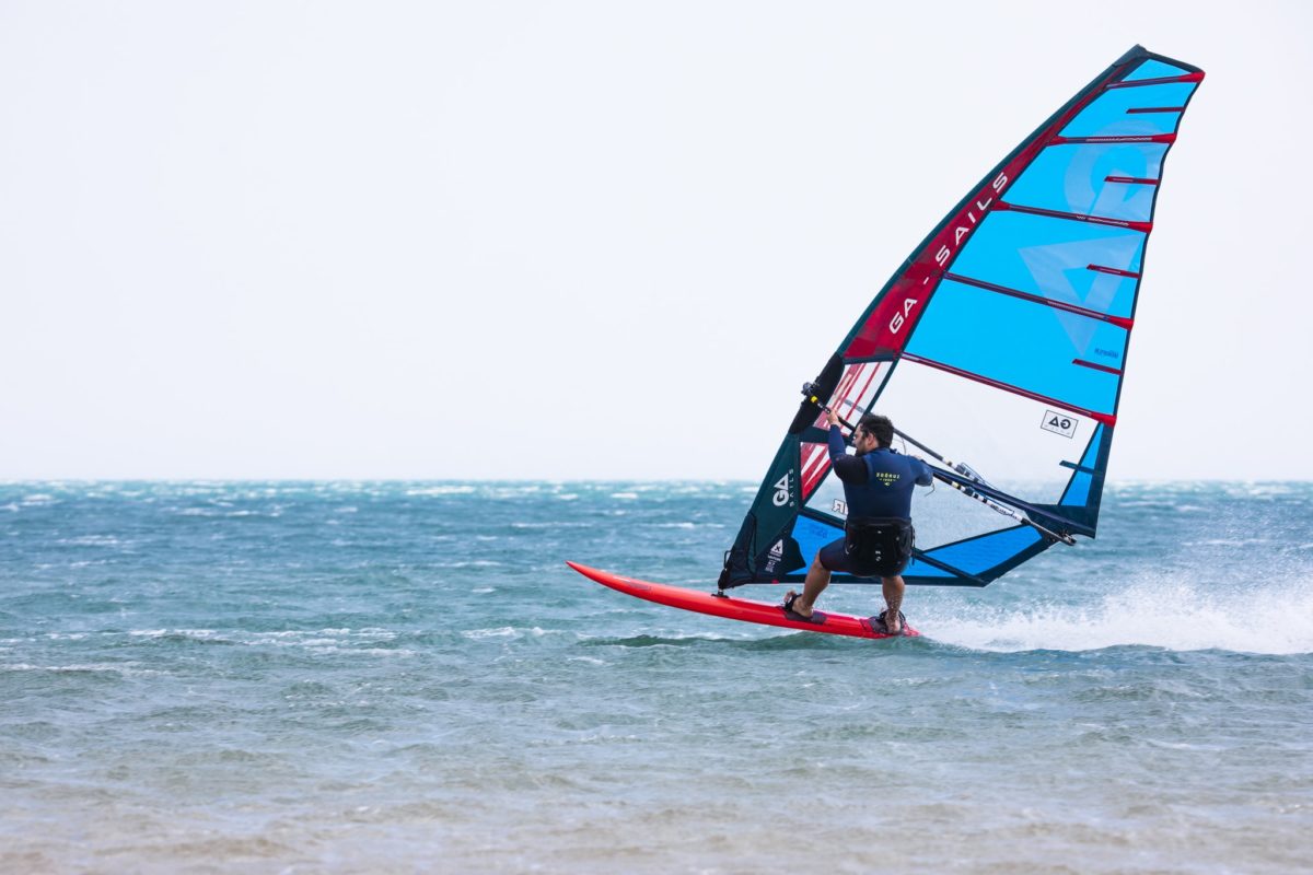 GA Sails Slalom racing, windsurf Vapor sail, windsurfing speed, gaastra 2023