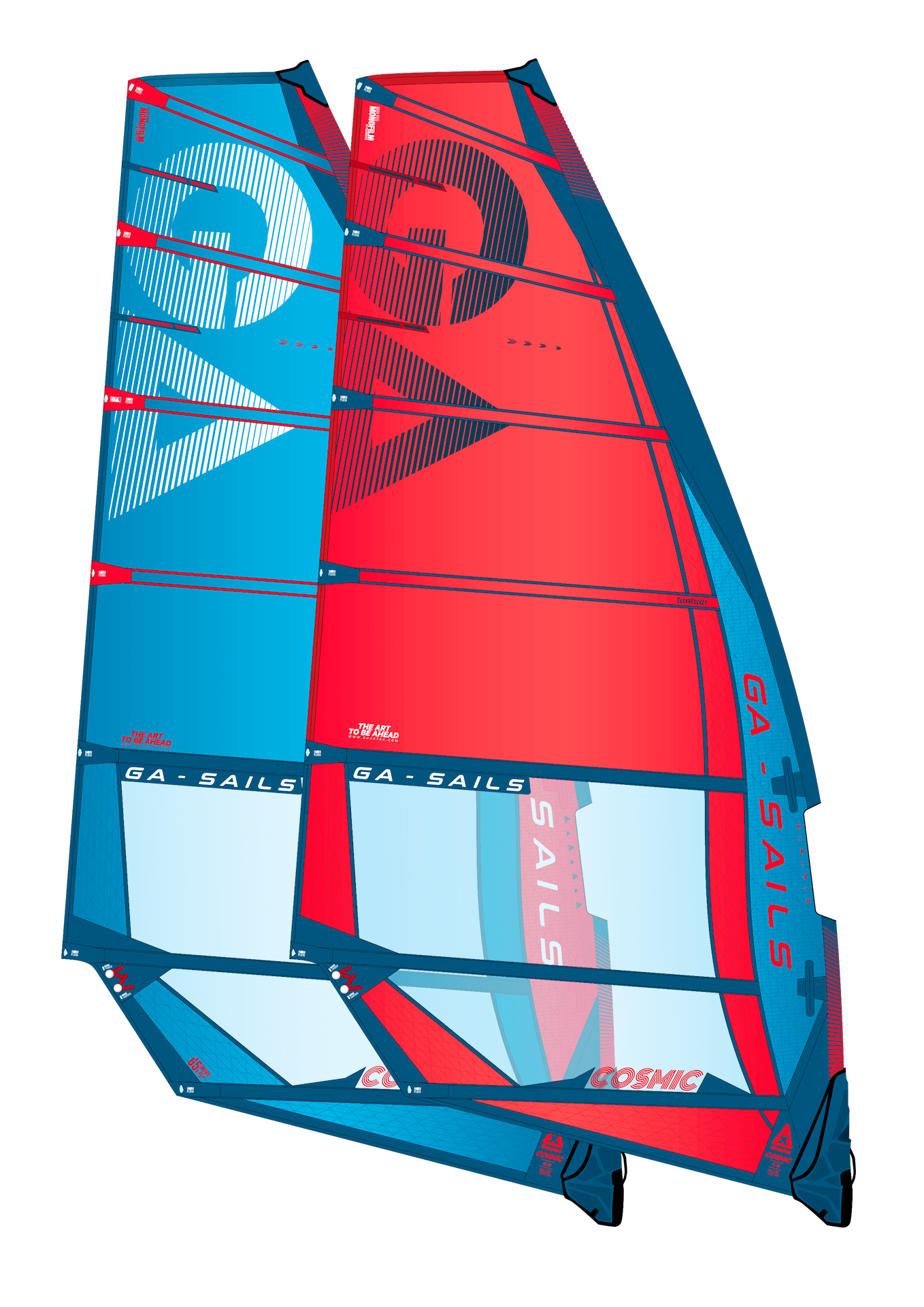 GA Windsurfing, GA Sails, Gaastra windsurf, Cosmic,Voile, Freeride, Freerace, cambers