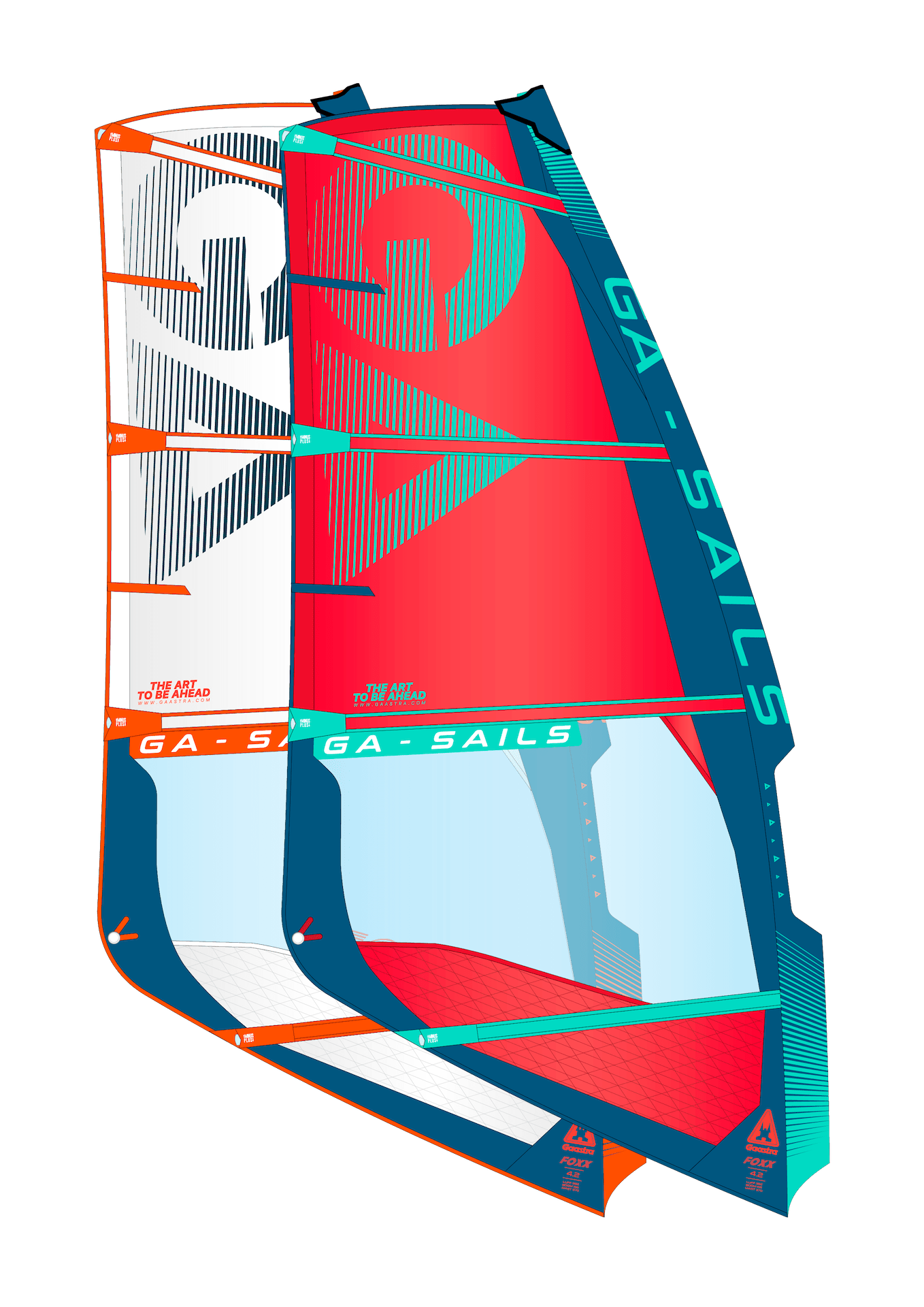 GA Windsurfing, GA Sails, Gaastra windsurf, Foxx, Voile, Freeride, enfants, kids