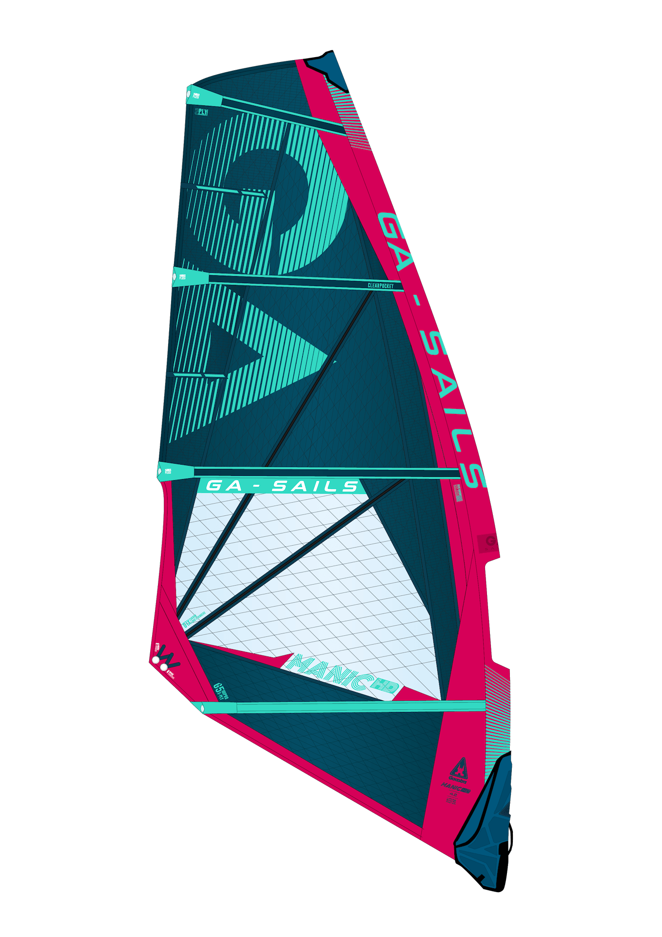 2024, GA Windsurfing, GA Sails, Gaastra windsurf, Manic HD, Voile, windsurfing, waveriding, voile, vague, wave